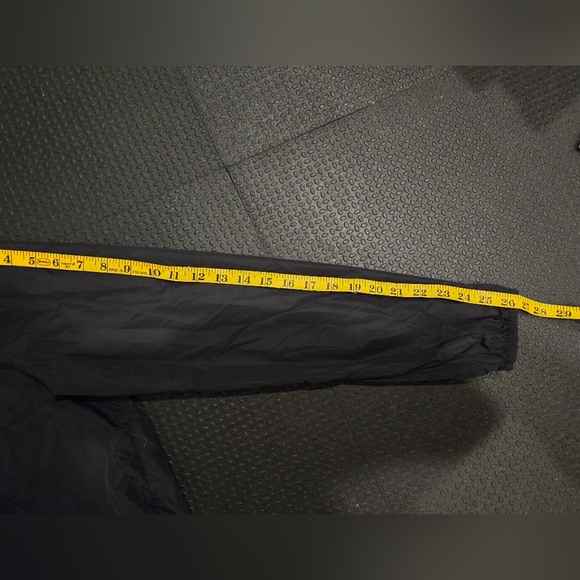 Victoria's Secret PINK Half Zip Jacket M/L Slicker Windbreaker Black Dog Hood - Picture 2 of 14